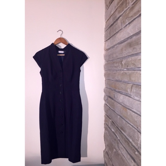 Calvin Klein Dresses & Skirts - Calvin Klein Women’s navy blue pencil dress // •4•